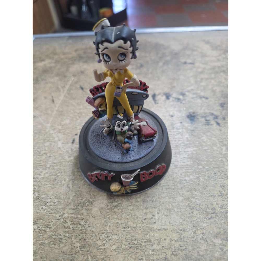 Betty Boop The Boop-Oop-A-Doop Diner Hand Painted Sculpture